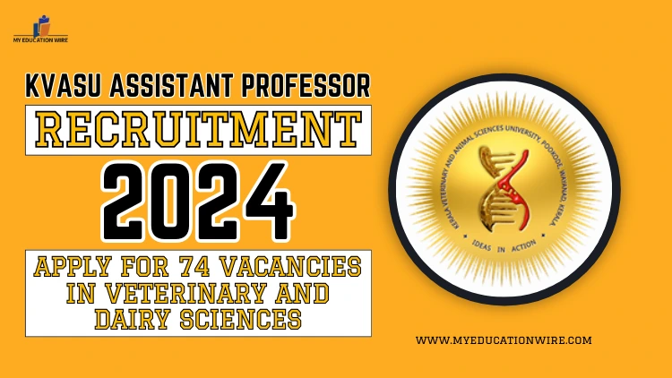 Veterniary Science and Dairy Technology Assistant Professor Jobs