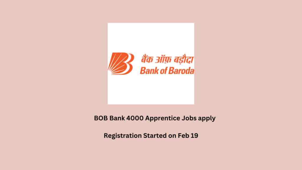 BOB Bank 4000 Apprentice Jobs apply