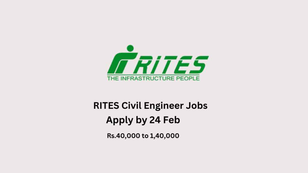 RITES Civil Engineer Jobs